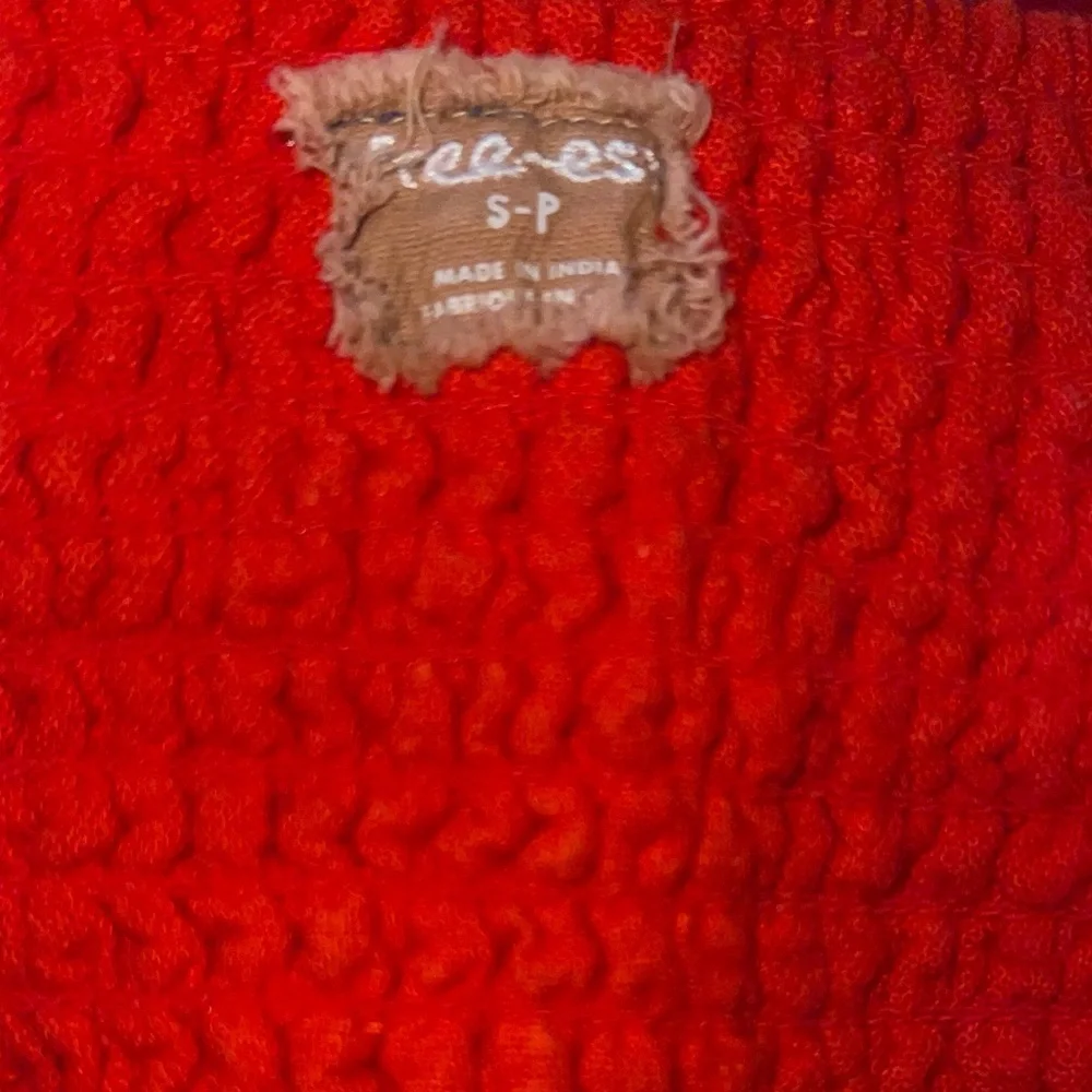 Free People Gabriel romper in cherry tomato - Picture 4 of 5